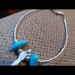 Cute Turquoise and Silver Bracelet